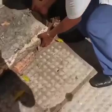Man returns baby to mother.