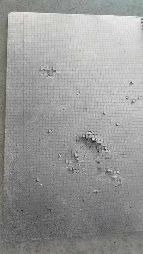 When you put grid paper in front of an artist